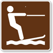 Water skiing, MUTCD Guide Sign for Campground