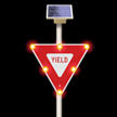 MUTCD Compliant LED Solar Yield Sign Kit