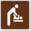 Baby Changing Station, Men's Room, MUTCD Guide Sign