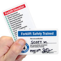 Forklift Safety Trained / Forklift Checklist