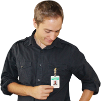 Safety Committee Member (Stick Own Photo), Add Name, Department Wallet Cards