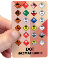 DOT Hazmat Guide With Front And Back
