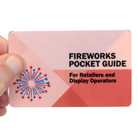 Fireworks Pocket Safety Wallet Card
