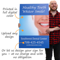 Custom coroplast sign