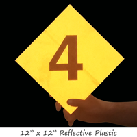 24"x24" Fire Division Symbol 4 Label