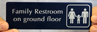 Family Restroom Symbol Signs