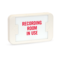Recording Room, LED Exit Sign
