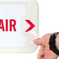 LED Exit Sign with Battery Backup