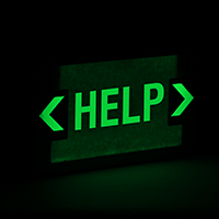 LED Exit Sign with Battery Backup