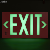 Visible at 50 feet or 100 feet Exit Sign