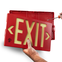 Double Sided Exit Sign