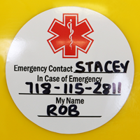 Alergy Alert Decal