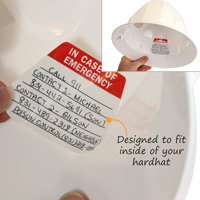 Personalized write-on decals for helmets