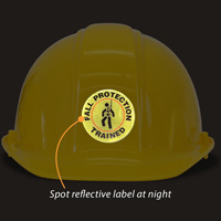 Fall protection emblem