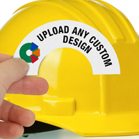 Custom Crescent Hard Hat Label