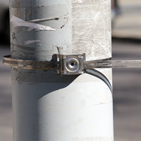 Hose Clamp Mounting Hardware In Steel