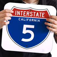 California Interstate 5 Signs