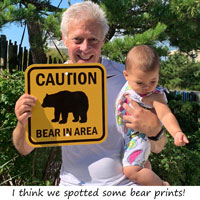 Bear sign makes a great gift