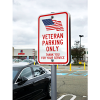 Veteran Parking Sign
