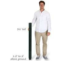 Heavy Duty Municipal Quality U-Channel Signs 3.5' Post