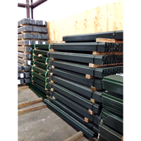 7' Tall Baked Enamel Post