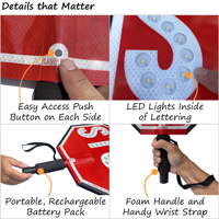 Four details that you should look for in an LED stop paddle