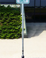 Impact-Resistant Flexible Signpost