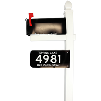 Custom Fire Address Signs - Jumbo