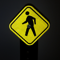 Mini Pedestrian Crossing Symbol