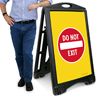 Do Not Exit Sign
