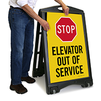 Elevator Out Of Service Sign