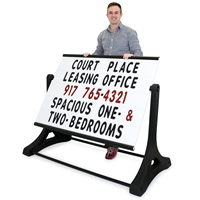 Standard Swinger Changing Message Sidewalk Sign