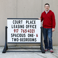 Roadside Swinger Sign