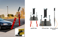 FlexBollard with 8ft Parking Signspost