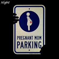 Pregnant Mom Parking Sign