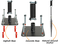 Pedestrian Crossing Post - 52in.
