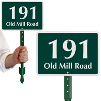 Custom House Number Sign Kit