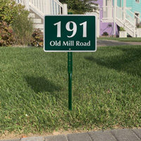 Custom Address Sign Kit