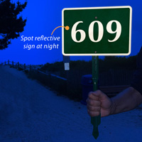 Personalized Lawnpuppy Address Sign