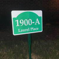 House Number and Street Name Sign Kit