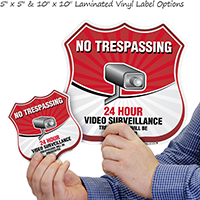 24 Hour Video Surveillance Sign