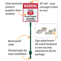 24-Hour Surveillance: No Trespassing