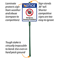 Warning: No Marijuana Smoking