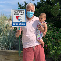 Wear a mask sign