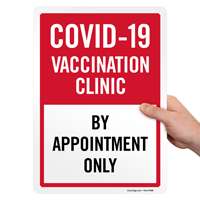 Clinic Appointment Required Sign