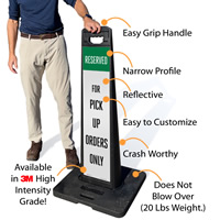 LotBoss Portable sign features