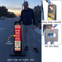 Keep Driveway Clear Sign