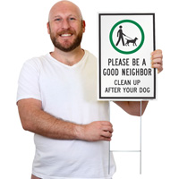 Perfect for Yard Signs.