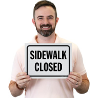 Closed Sidewalk Notice Pack