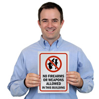 Weapons prohibition notice set